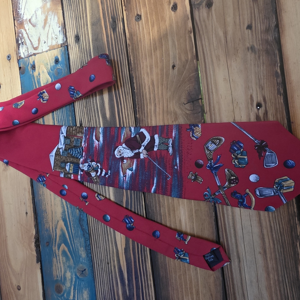 Stafford Red Novelty Tie